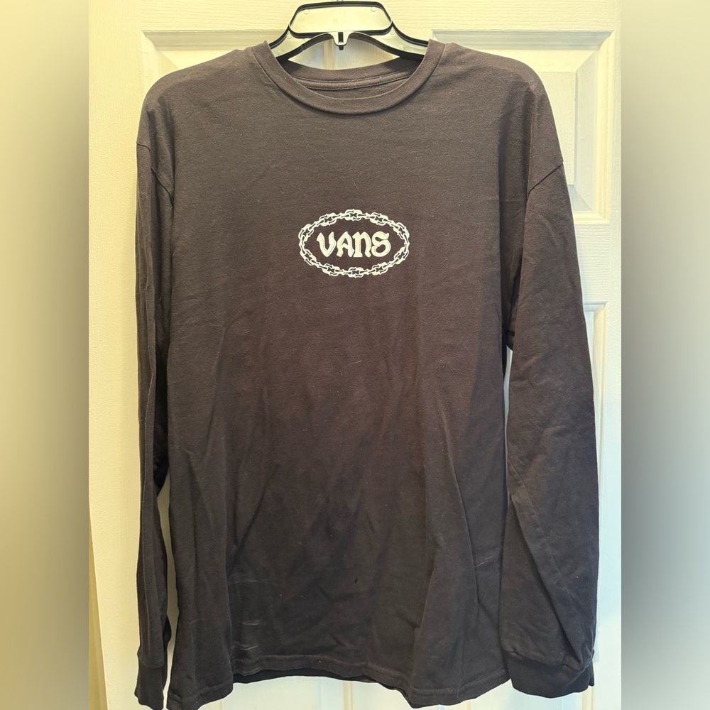 Vans Charcoal Long Sleeve Men's Tee
